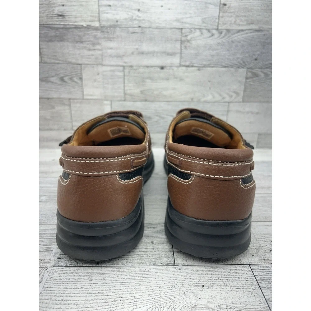 Dr. Comfort Womens 4860 Wave Brown Leather Diabetic Oxford Shoes Sz 8 Narrow‎